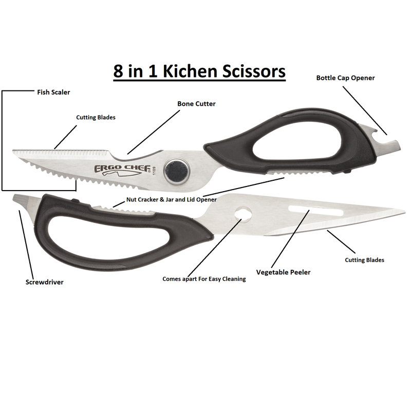 Ergo Chef Pro-Series All-Purpose Kitchen Scissors