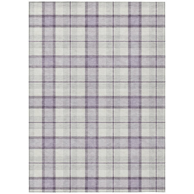 Zinara Purple Washable Indoor-Outdoor Rug - 