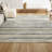 Blaxlands Minimalist Stripe Cream/Navy Rug-272592787