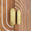 Buffet 31,3 "en bois avec tablette réglable