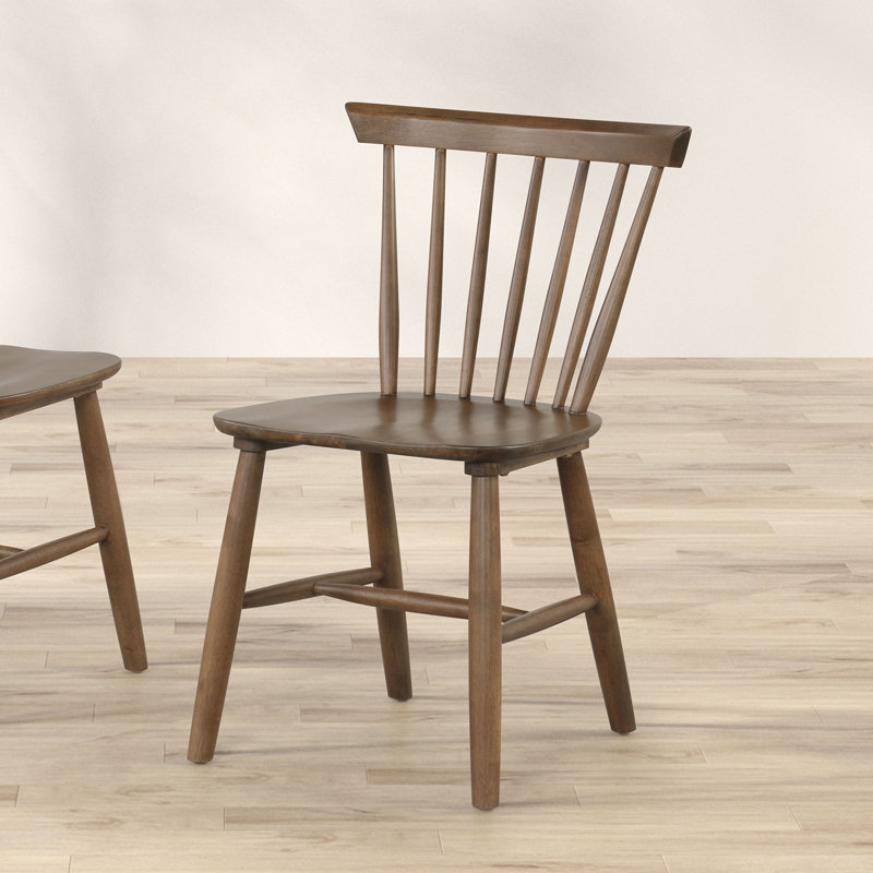 Ensemble de 2 chaises d'appoint Austell, Noyer