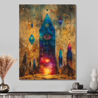 Cristal, paysages, sagesse antique - espace, paysages, art mural