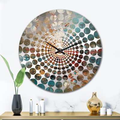 Shraga - Horloge murale peinture abstraite