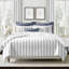 August Stripe Reversible Cotton Duvet Cover Set-505051815-505051835