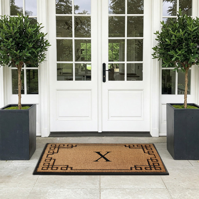 Tapis d'entrée antidérapant Monogram, X, L 36 po x L 72 po
