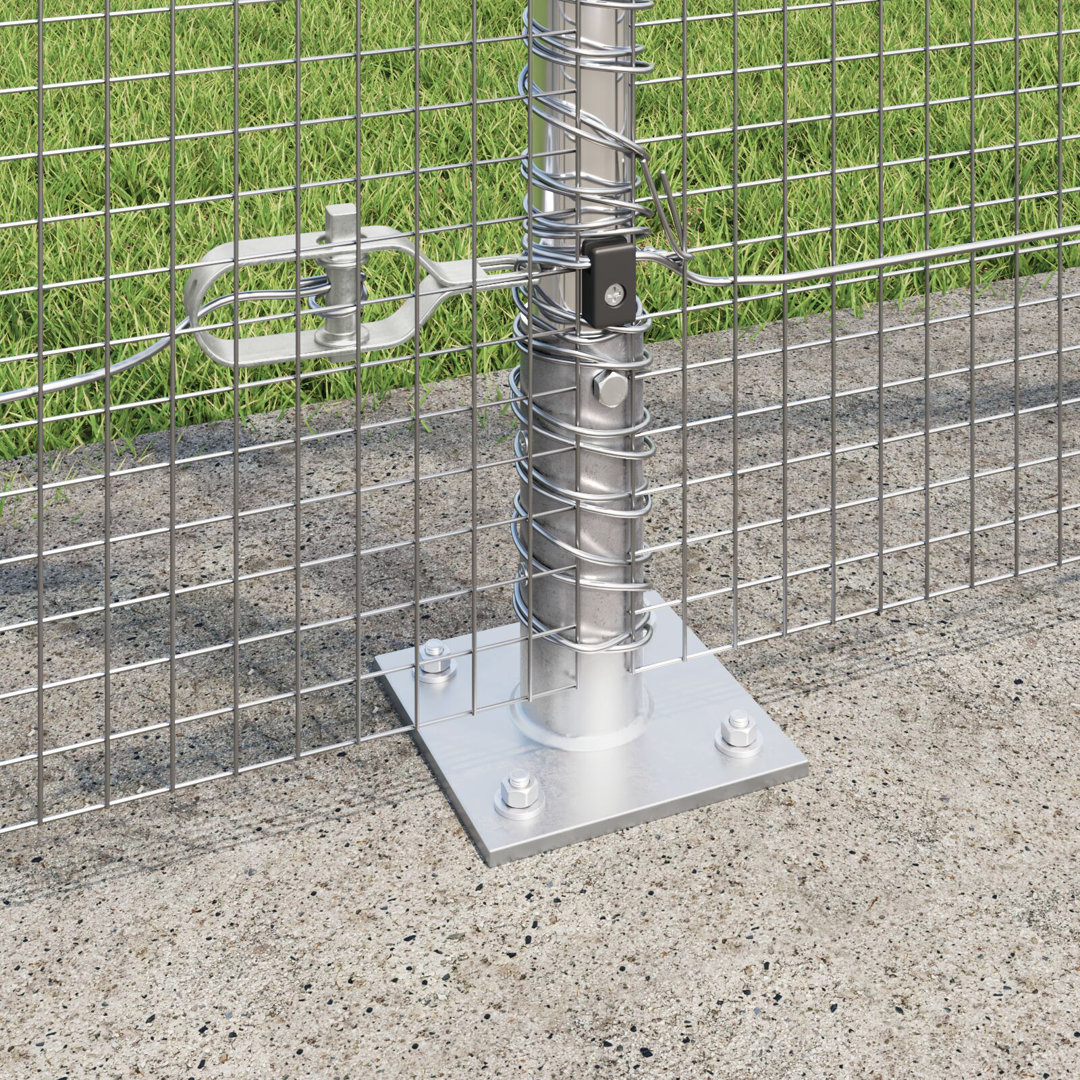 150cm H x 2500cm W Steel Border Fencing