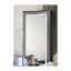 Ensemble de coiffeuse Glam avec miroir DEL et plateau en verre