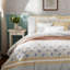 Ensemble d'édredon en coton percale 9 pièces Cal King, avec détails en dentelle et ruché pour un look campagnard sophistiqué-122455166-122455164