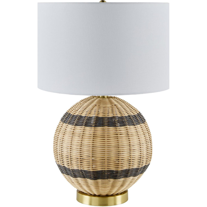 Cabado Table Lamp, Natural/Gray