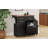 47.2" Farmhouse Kitchen Island With Drop Leaf, Kitchen Storage Island With Removable Side Racks, Two Drawers, Rolling Kitchen Cart On Wheels With Towel Rack, For Home, Kitchen, Dining Room, Black-645463197