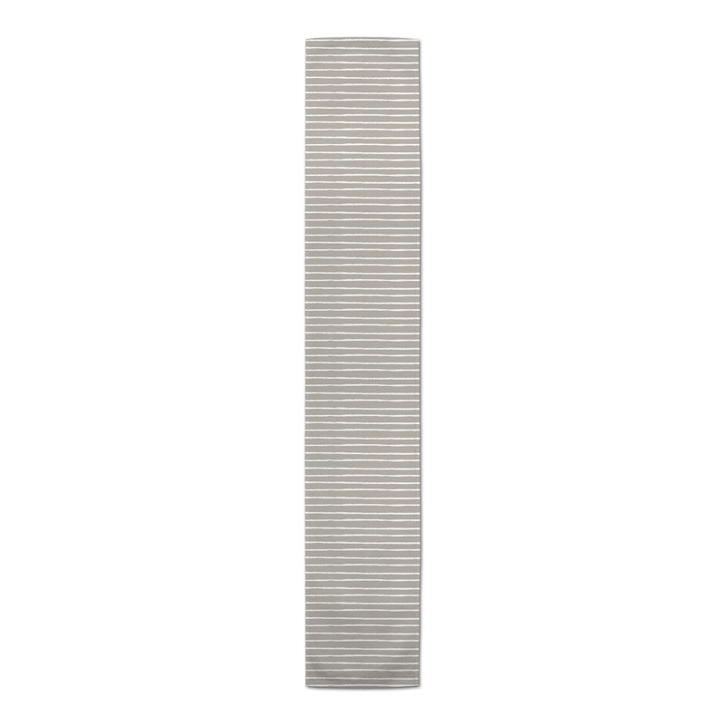 Chemin de table Alue, 90 po x 16 po, Brun, Striped 2