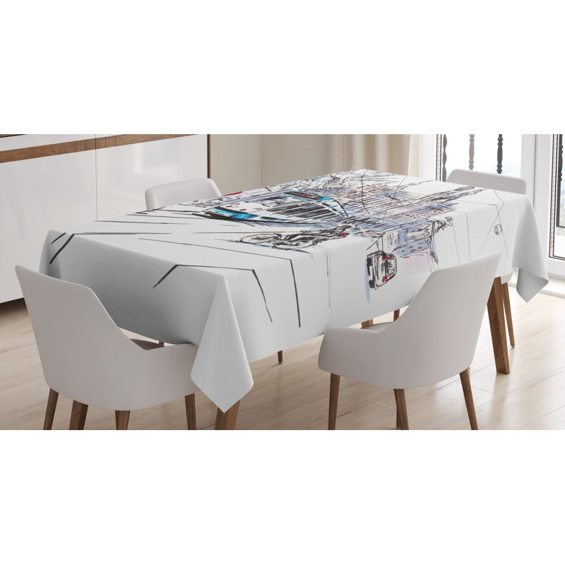 Sketchy Tablecloth, 84" x 60"