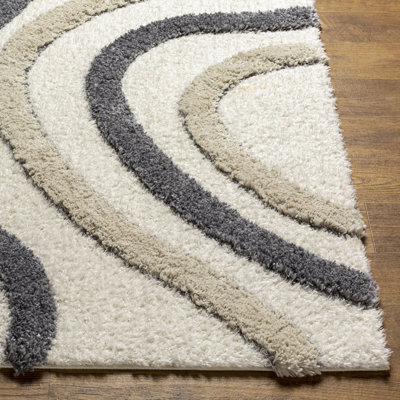 Orren Ellis Gray Rug | Wayfair