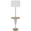 Lampe sur pied 150W en métal 150W H 61 "avec plateau et ports USB 150W
