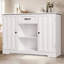 Garde-manger de 45,7 po de largeur avec portes doubles, tablettes réglables et grand tiroir.-342289205-458506403