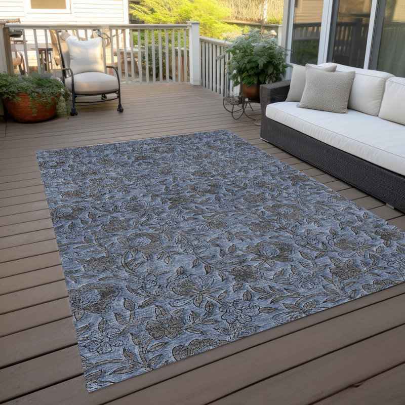 Mahaney Floral Indoor Rug, Rectangle 10' x 14'