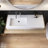 47'' Wall Mounted Bathroom Sink Solid Surface Bathroom Vessel Sink with Overflow