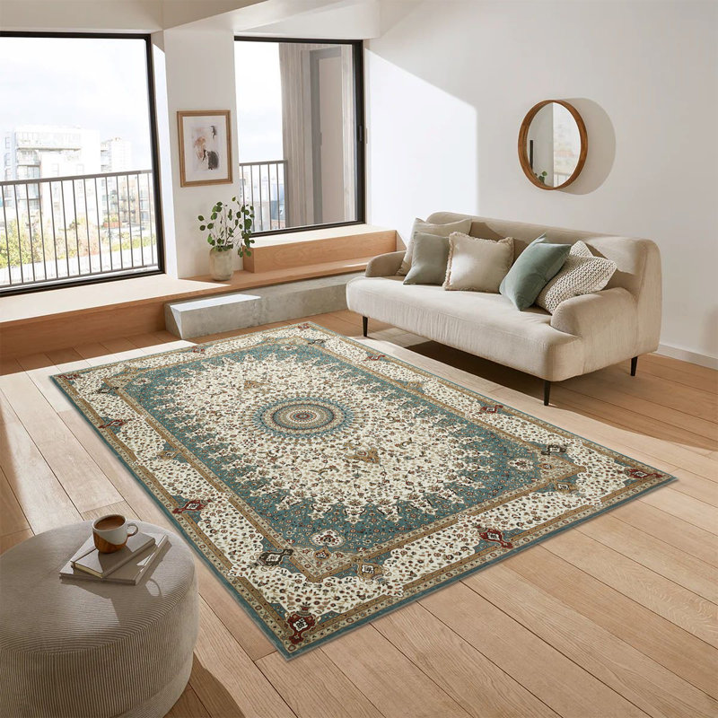 Oriental Machine Tufted Shag Area Rug, Rectangle 160 x 230 cm