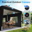 Quictent 3x6m Pop Up Gazebo with Central Lock, Heavy Duty Outdoor Canopy Tent with Mesh Window Sides, Portable Event Shelter for Backyard, Parties, Camping-Grey-125331242