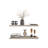 Floating Shelves 1.50" H, 2 Shelves, Taupe