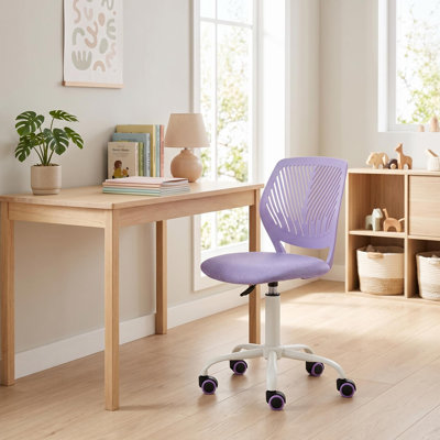Elkland 360° Swivel Mesh Fabric Writing Office Task Chair with Height Adjustable for Teenager