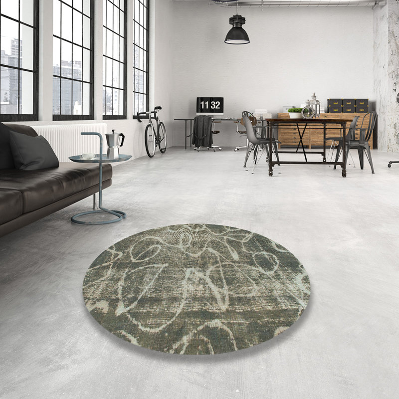 Ajrie Indoor Rug, Round 3'