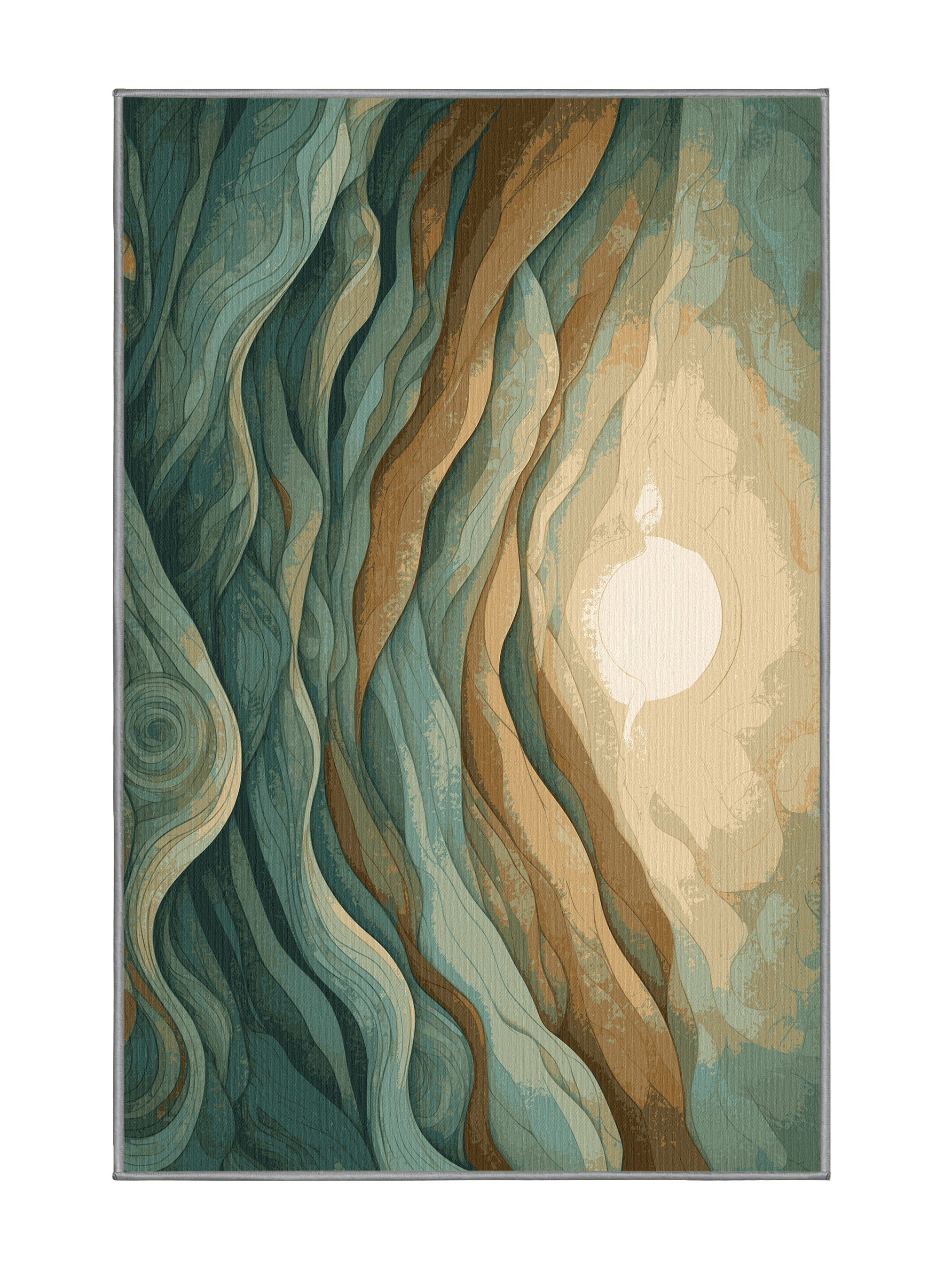 Orren Ellis Nebula Glow Rug | Wayfair