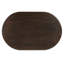 44 Inch Wood Oval Coffee Table With X-Shaped Base,Cocktail Table With Open Storage, Sofa Center Table For Living Room, Home Office, Walnut-1975541204