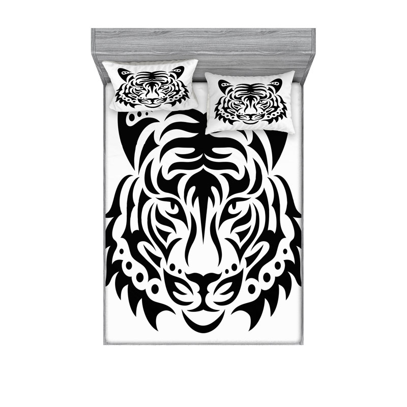 Microfiber Sheet Set, Queen Sheet Set with Fitted Sheet