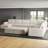 Oversized Modular Corner Sectional U Shaped Sectional Sofa With Storage Ottman-912623070