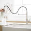 Robinet de cuisine avec douchette extractible en acier inoxydable-117238323