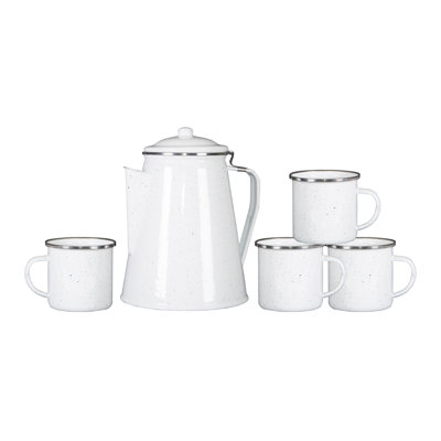 Ensemble de cafetière à percolateur et 4 tasses Stansport
