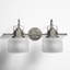Rosser 2 Light Transparent Dimmable Vanity Light-1978396703