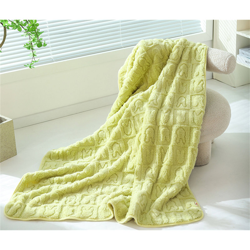 Couverture moelleuse en coton