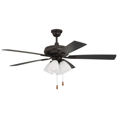 Ventilateur de plafond 52 "avec lumières DEL Eos Frost Light