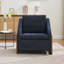 Fauteuil en tissu d'ameublement Chenille-713360128