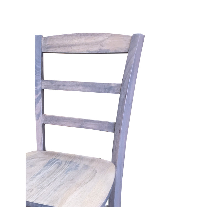 Chaise d'appoint en bois massif Elizabethtown
