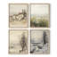 "Paysage rétro", 4 pièces sur papier-1326517020-1326517023