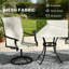 Ensemble de 2 chaises d'extérieur, chaises pivotantes-2039533469