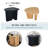 Tapered Tabletop Side Table-773333307