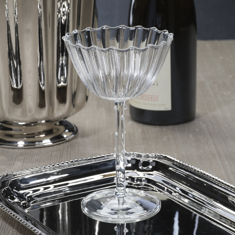 Ensemble de 4 verres coupés Chaumont