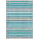 Premium Machine Washable Prisco Teal Rug