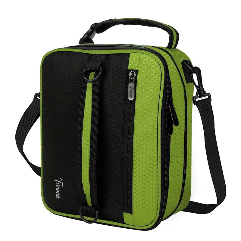 Sac fourre-tout isolant et extensible Tirrinia avec bandoulière, Vert