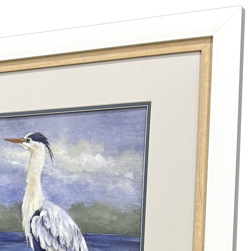 «Heron by the Sea», art encadré