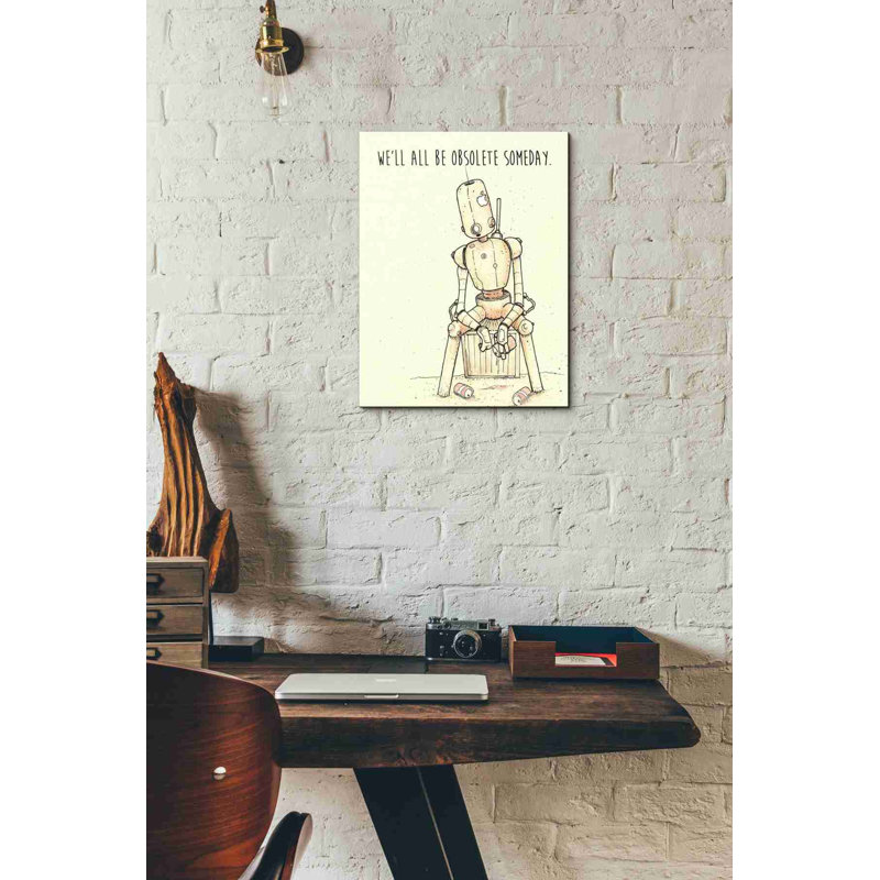 'Obsolete' by Craig Snodgrass, Canvas Wall Art, 16" H x 12" W x 0.75" D