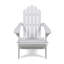 Chaise Adirondack pliable classique en bois d'acacia