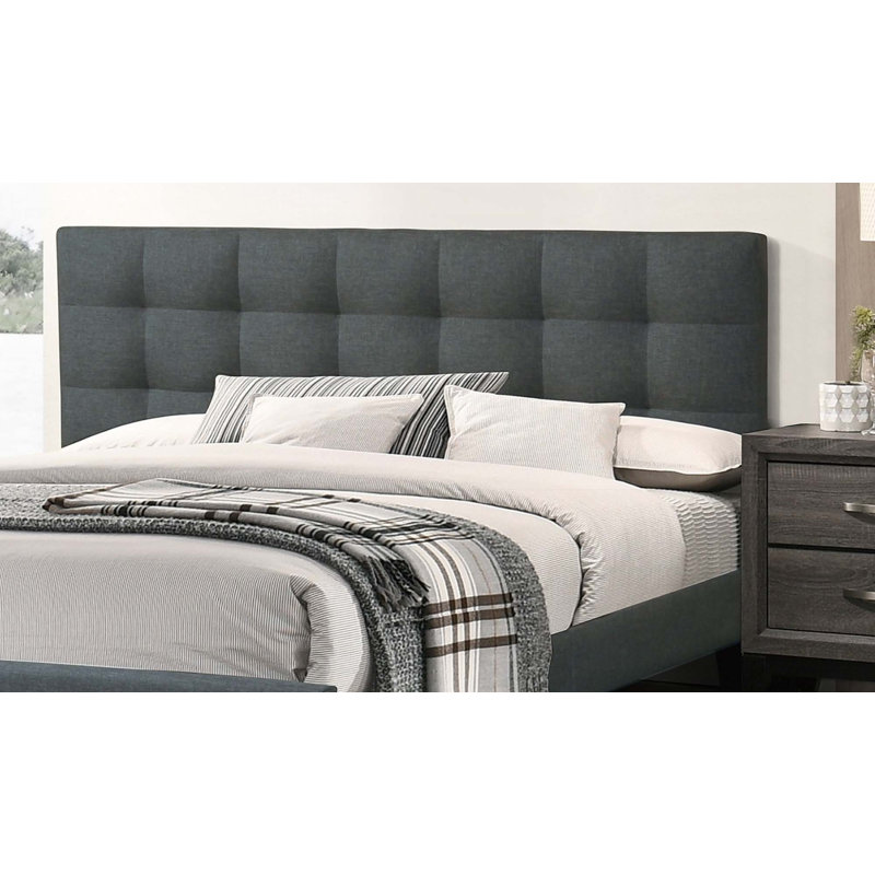 Lit plateforme (lit seulement), Anthracite, Full