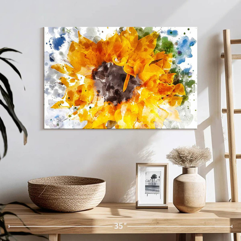 Harnek Sun Floral, 16" H x 24" W