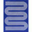 Simba Hand Tufted Wool Geometric Area Rug in Blue-180550301