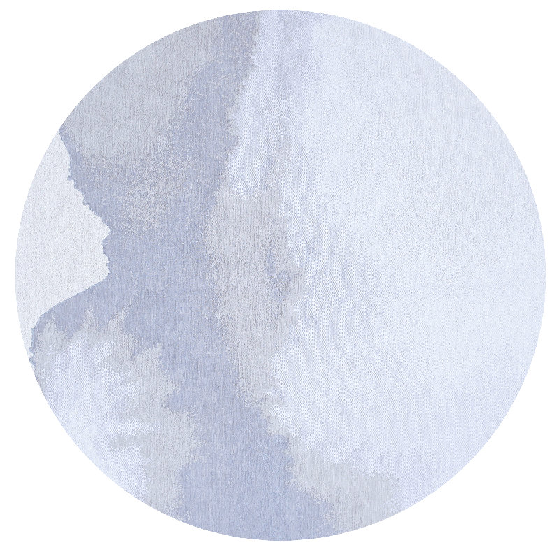 Abstract Area Rug, Round 240cm
